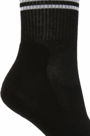Logo-embroidered socks, zdjęcie 2 Logo-embroidered socks od Versace